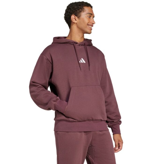 Erkek - adidas Essentials Feelcozy Fleece Erkek Sweatshirt IN6070 (Erkek, Antrenman) - Görsel 4