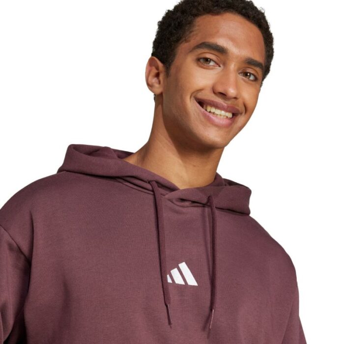Erkek - adidas Essentials Feelcozy Fleece Erkek Sweatshirt IN6070 (Erkek, Antrenman) - Görsel 5