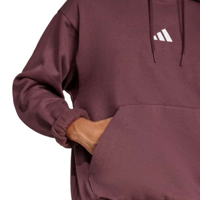 Erkek - adidas Essentials Feelcozy Fleece Erkek Sweatshirt IN6070 (Erkek, Antrenman) - Görsel 6