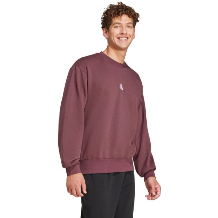 Erkek - adidas Essentials Feelcozy Fleece M sweatshirt JE3786 (Erkek, Antrenman) - Görsel 4