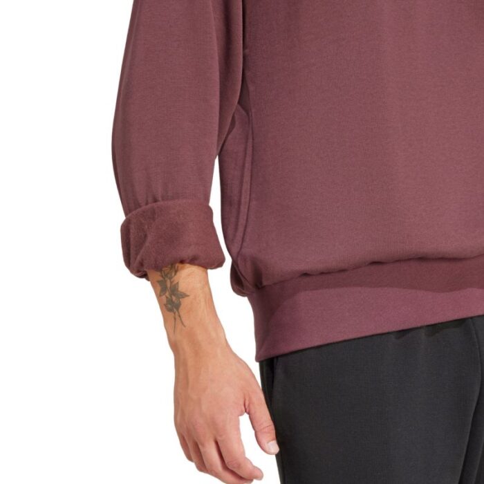 Erkek - adidas Essentials Feelcozy Fleece M sweatshirt JE3786 (Erkek, Antrenman) - Görsel 6