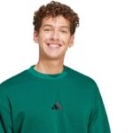 Erkek - adidas Essentials Feelcozy Fleece M sweatshirt JE3788 (Erkek, Antrenman) - Görsel 4