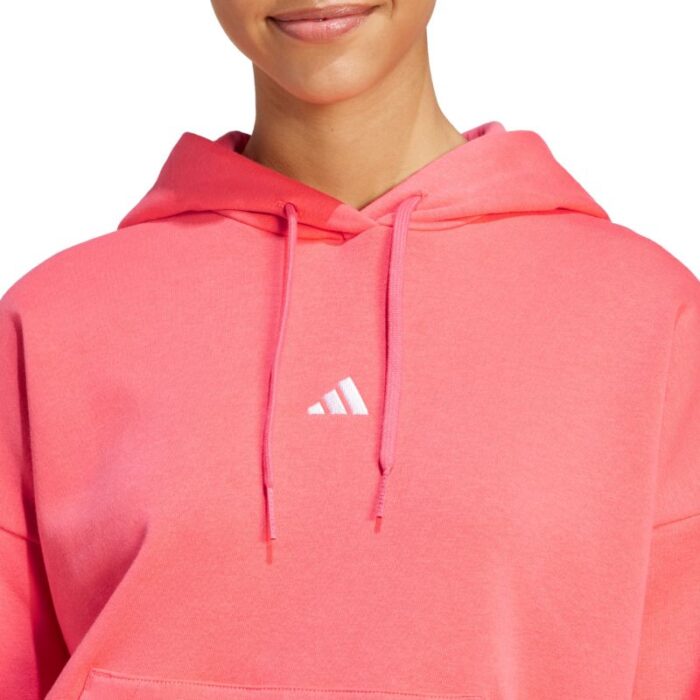 Kadın - adidas Essentials Küçük Logo Rahat Kadın Kapüşonlu Sweatshirt KE4380 (Kadın, Antrenman) - Görsel 5