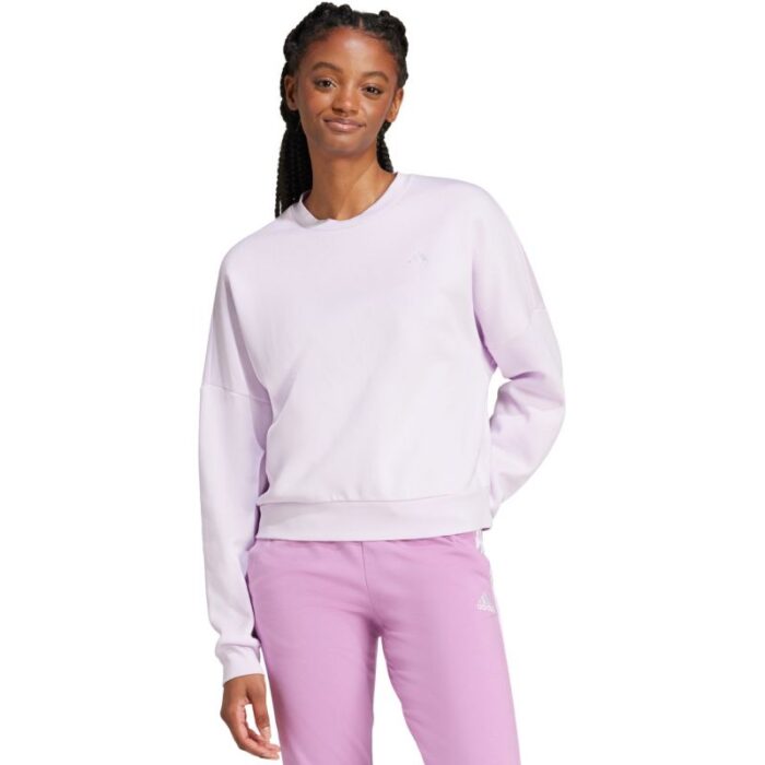 Kadın - adidas Essentials Küçük Logo Rahat Kadın Sweatshirt JF8827 (Kadın, Rekreasyon) - Görsel 2