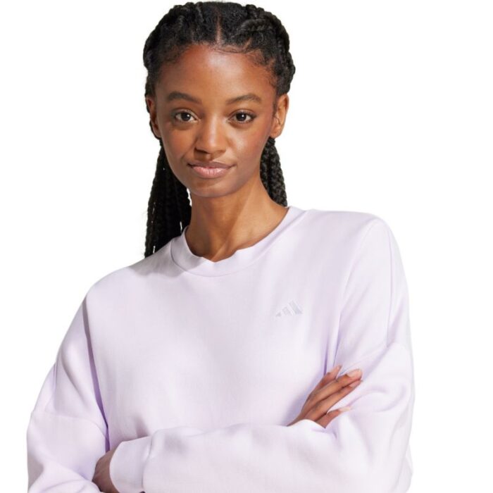 Kadın - adidas Essentials Küçük Logo Rahat Kadın Sweatshirt JF8827 (Kadın, Rekreasyon) - Görsel 5