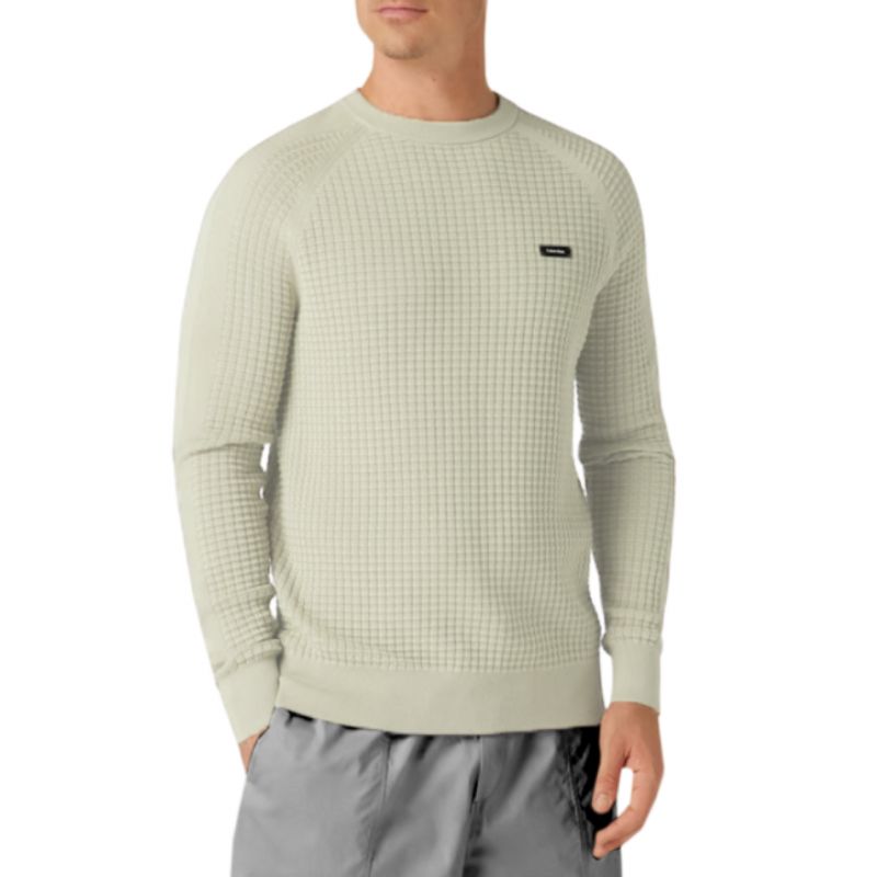 tryoshop-calvin-klein-texture-m-k10k111476-sweater-1-1135344 Erkek - Calvin Klein Doku M K10K111476 Kazak - Ana Görsel