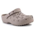 Ayakkabılar - Crocs Klasik Çiçek Desenli Kesik Clog 210927-214 - Ana Görsel
