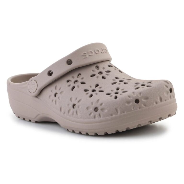 Ayakkabılar - Crocs Klasik Çiçek Desenli Kesik Clog 210927-214 - Ana Görsel