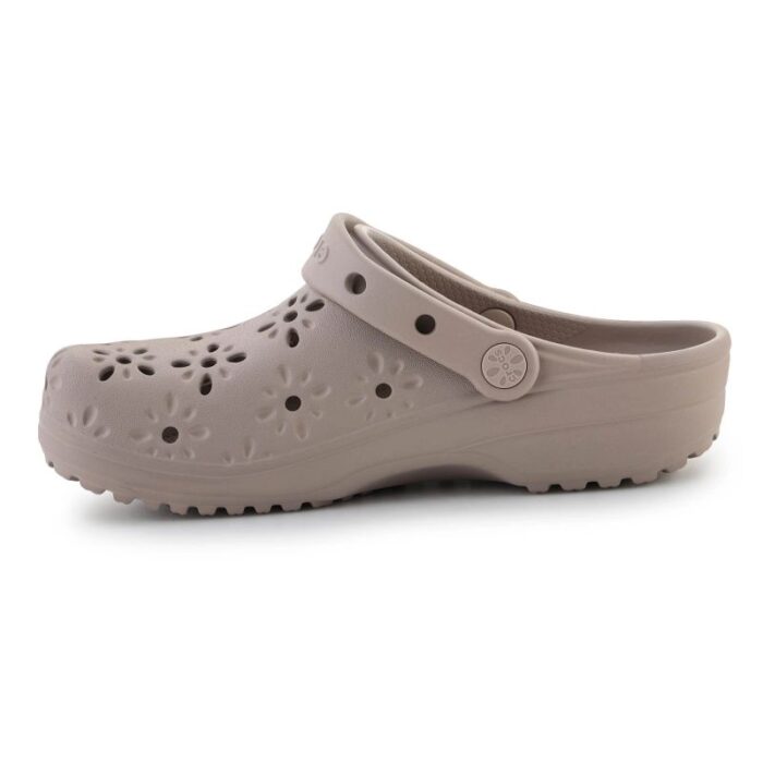 Ayakkabılar - Crocs Klasik Çiçek Desenli Kesik Clog 210927-214 - Görsel 4
