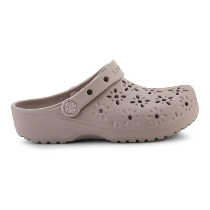 Ayakkabılar - Crocs Klasik Çiçek Desenli Kesik Clog 210927-214 - Görsel 6