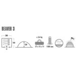 Ev ve Yaşam - High Peak Beaver 3 Çadır 10322 (Çocuk, Erkek) - Görsel 6