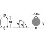 Ev ve Yaşam - High Peak Calvia 10124 Plaj Tentesi (Çocuk, Erkek) - Görsel 3