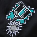 Ceket - Mitchell amp Ness Hafif Saten Bomber San Antonio Spurs M Ceket (Erkek, Yaşam Tarzı) - Görsel 3
