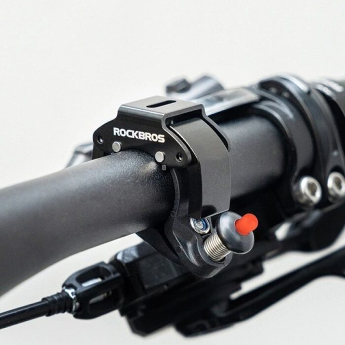 Çocuk - Rockbros 34210006001 C-Şekil Bisiklet Zili - Siyah - Görsel 3