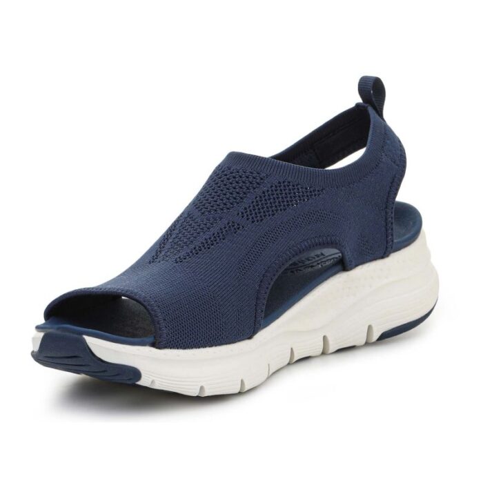 Ayakkabılar - Skechers Arch Fit City Catch W Sandalet 119236-NVY - Görsel 3