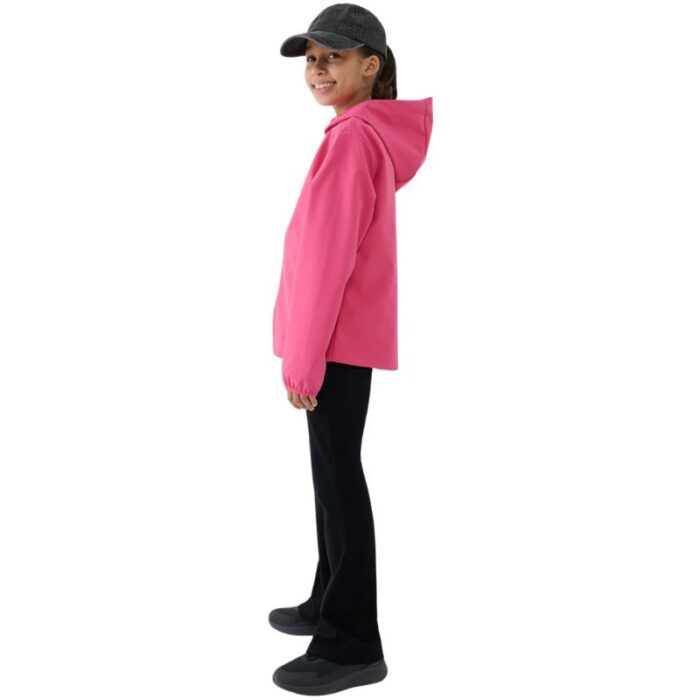 Kadın - 4F F305 Kız Softshell Ceket (Çocuk, TurizmDış Mekan) - Görsel 6
