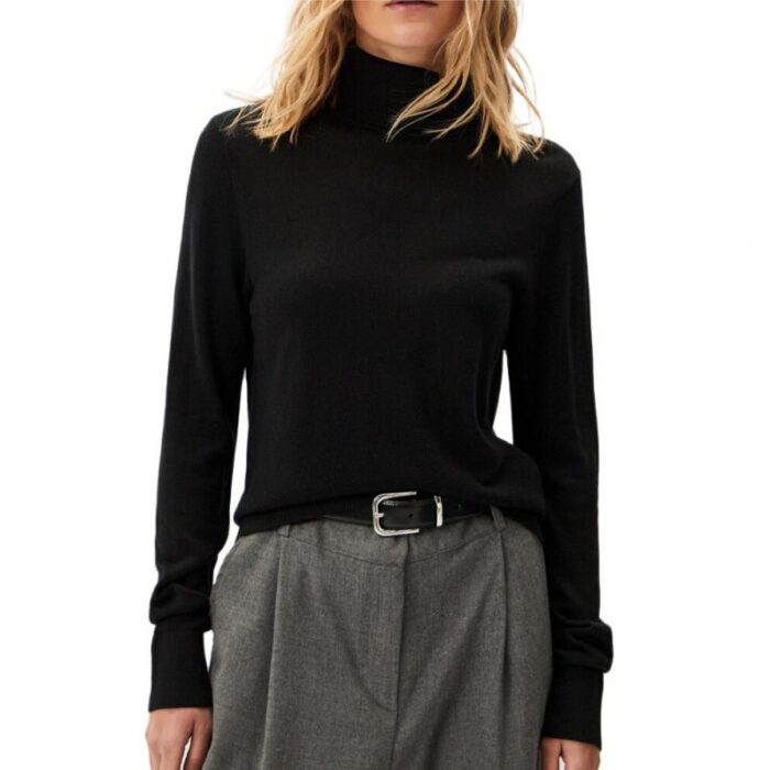 Kadın - Tommy Hilfiger Kadın Regular Yün Turtleneck - Görsel 2