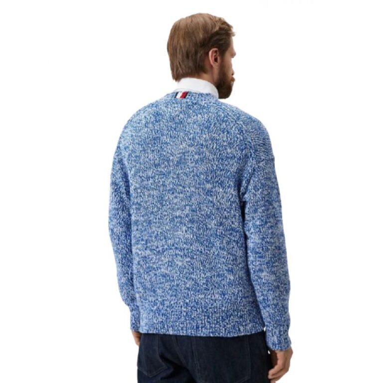 Erkek - Tommy Hilfiger Slub Mouline M MW0MW33500 Kazak (Erkek, Yaşam Tarzı) - Görsel 2