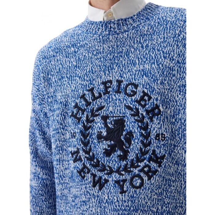 Erkek - Tommy Hilfiger Slub Mouline M MW0MW33500 Kazak (Erkek, Yaşam Tarzı) - Görsel 6