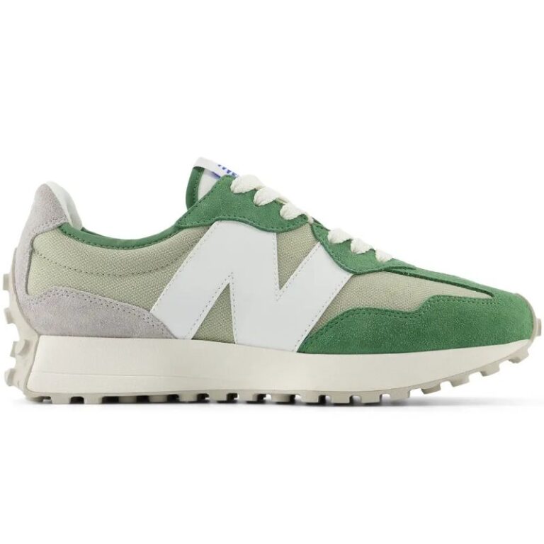Ayakkabılar - New Balance 327 Unisex Sneaker Süet Yeşil - Ana Görsel