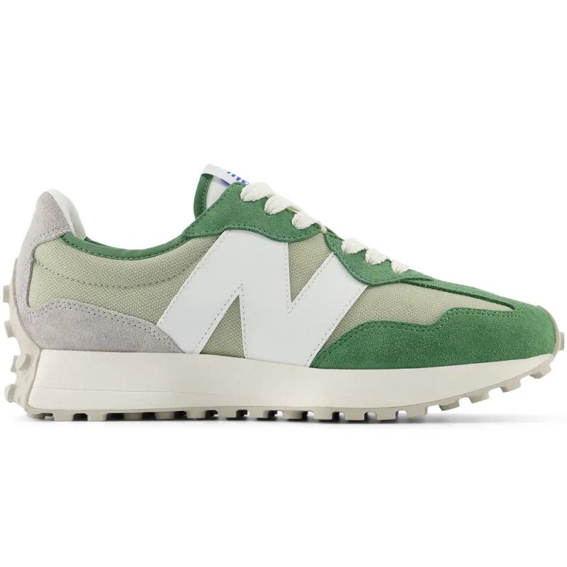 tryoshop-new-balance-327-women-s-men-s-sneakers-suede-green-u327ce-1315231 Ayakkabılar - New Balance 327 Unisex Sneaker Süet Yeşil - Ana Görsel