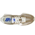 Ayakkabılar - New Balance 327 KadınErkek Süet Spor Ayakkabı Kahverengi - Görsel 3