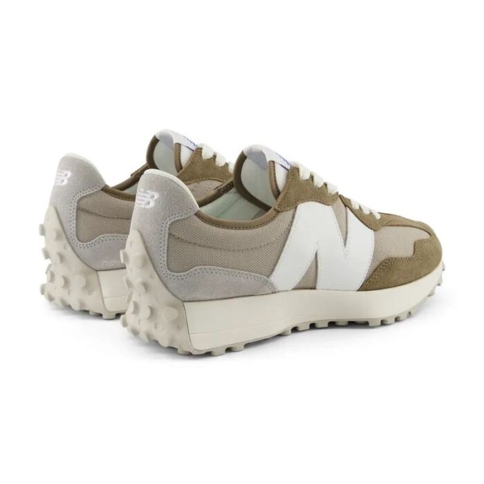 Ayakkabılar - New Balance 327 KadınErkek Süet Spor Ayakkabı Kahverengi - Görsel 4