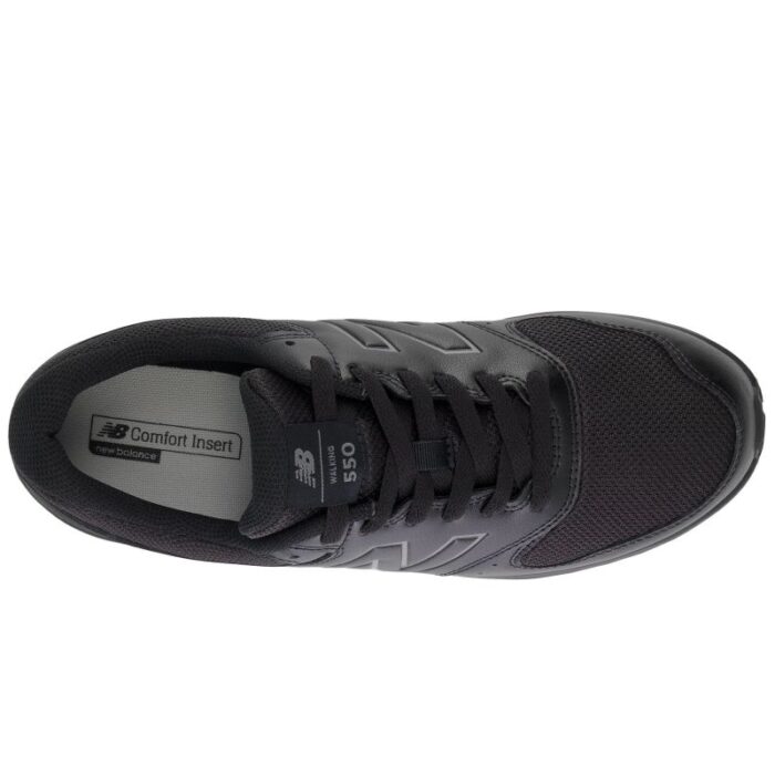 Ayakkabılar - New Balance 550 Erkek Spor Ayakkabıları Deri Antrenman Ayakkabıları Siyah - Görsel 2