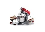 Ariete Moderna 1600W 5,5L Döküm Mutfak Şefi Kırmızı Stand Mikser - Görsel 2