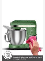 Karaca Mastermaid Chef Pro Çift Kollu Hamur Yoğurma Makinesi Emerald Green 1750W 5L - Görsel 4