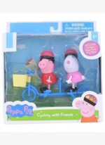 Dinossi Peppa Pig - Arkadaşıyla Bisiklet Gezisinde Figür Oyuncak Seti