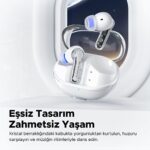 SoundPEATS Clear Bluetooth Kablosuz 5.3, 40 Saat Oynatma Süresi, Çift Mikrofon, Bluetooth Kulaklık - Görsel 3